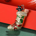 Alloy Enamel Christmas Boot Brooch For Festive Gift Accessories view 4
