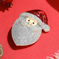 Alloy Enamel Glitter Santa Brooch Pin For Christmas Clothing Decoration view 2
