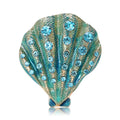Alloy Enamel Rhinestone Shell Brooch Pin For Sweet Women Accessories view 1