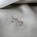Minimalist Silver Alloy Spring Ear Cuff Clips Elegant Small Ball Wrap No Piercing Stud Earrings view 3
