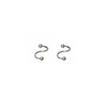 Minimalist Silver Alloy Spring Ear Cuff Clips Elegant Small Ball Wrap No Piercing Stud Earrings view 5