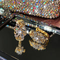 Vintage Ethnic Style Hollow Floral Two Tone Ear Cuffs European American Fashion Earrings view 4
