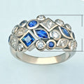 Korean Style European American Geometric Zircon Ring For Women Business Event Jewelry view 5