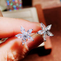 Korean Sweet Colorful Star Stud Earrings Flower Five Point Star Earrings For Women Students view 4