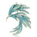Metal Alloy Enamel Bird Brooch For Coat And Cardigan Decoration view 1