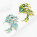 Metal Alloy Enamel Bird Brooch For Coat And Cardigan Decoration view 3