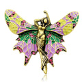 Alloy Enamel Angel Brooch Pin For Creative Fashion Clothing Decor view 1