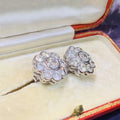 Elegant Flower Stud Earrings For Women, Simple Rhinestone Design Fashion Jewelry view 3