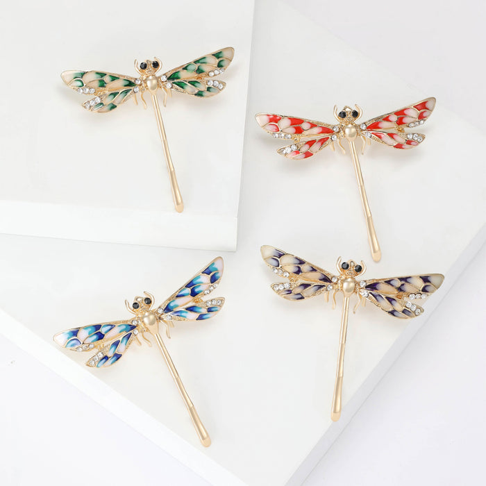 Alloy Dragonfly Brooch Pin For Clothing Fastening And Decoration