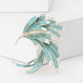 Copper Zircon Phoenix Brooch Pin For Women's Suits And Coats view 1