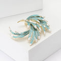 Copper Zircon Phoenix Brooch Pin For Women's Suits And Coats view 3