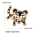 Alloy Enamel Tiger Brooch Pin For Suits And Coats view 6