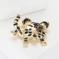 Alloy Enamel Tiger Brooch Pin For Suits And Coats view 3