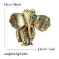 Alloy Enamel Elephant Brooch For Suit Coat And Apparel Decoration view 6