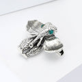 Alloy Enamel Elephant Brooch For Suit Coat And Apparel Decoration view 3
