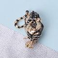 Alloy Tiger Brooch Pin For Fashion Lapel Clothing Decoration view 2