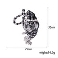 Alloy Tiger Brooch Pin For Fashion Lapel Clothing Decoration view 5