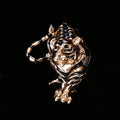 Alloy Tiger Brooch Pin For Fashion Lapel Clothing Decoration view 4