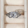 Cute Women's Micro Pave Heart Ring Fashion Sweater Accessory Gift For Autumn Winter Jewelry view 5