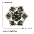 Alloy Rhinestone Star Brooch Pin For Shawls And Blazers view 5