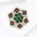 Alloy Rhinestone Star Brooch Pin For Shawls And Blazers view 4