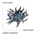 Alloy Rhinestone Flower Brooch Pin For Women’s Suits And Coats view 6