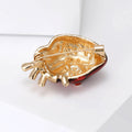 Alloy Heart Shaped Brooch Creative Unisex Clothing Lapel Pin view 3