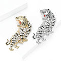Rhinestone Alloy Tiger Brooch For Denim Shirts And Bags view 3
