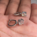 European Style Round Zircon Ear Cuff Earrings For Women, Creative Niche Drop Jewelry view 2