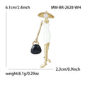 Alloy Fashion Lady Brooch For Coat Sweater And Clothing Decoration view 6