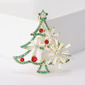 Alloy Rotating Christmas Tree Brooch For Unisex Clothing Accessories view 6