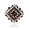 Alloy Rhinestone Diamond Brooch Pin For Sweater And Coat Decoration view 5