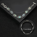 Alloy Colorful Abalone Shell Geometric Bracelet For Fashion Jewelry Brooch view 5