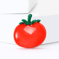Alloy Enamel Tomato Brooch Pin For Dresses And Shirts view 2