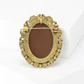 Vintage Alloy Court Lady Portrait Brooch For Coats And Shirts view 3
