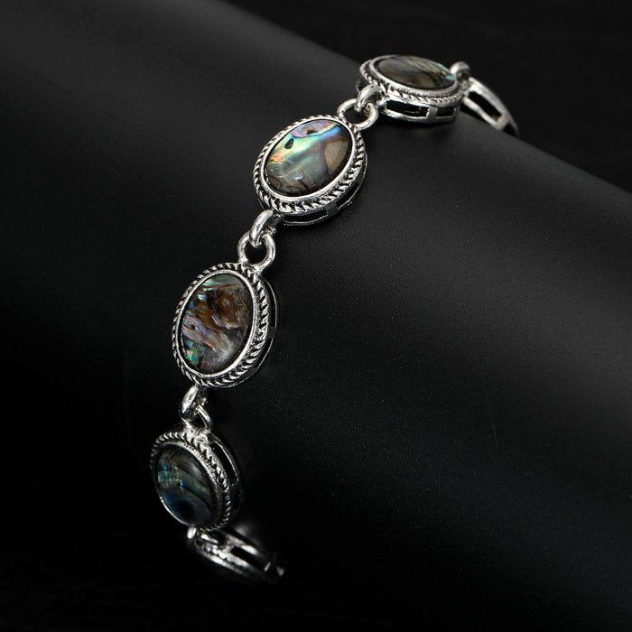 Alloy Abalone Shell Waterdrop Bracelet For Fashion Jewelry Accessories Brooch