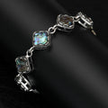 Alloy Abalone Shell Geometric Bracelet For Fashion Jewelry Accessories Brooch view 2