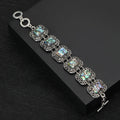 Alloy Hollow Carved Shell Bracelet For Fashion Jewelry Accessories Brooch view 3