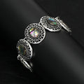 Alloy Vintage Abalone Shell Bracelet For Fashion Jewelry Accessories Brooch view 2