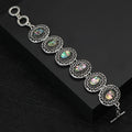 Alloy Vintage Abalone Shell Bracelet For Fashion Jewelry Accessories Brooch view 3