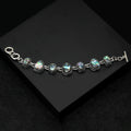 Alloy Abalone Shell Adjustable Bracelet With Three Ring Clasp Brooch view 1