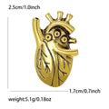 Alloy Enamel Heart Brooch Pin For Fashion Clothing Accessories view 5