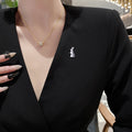 Alloy Vintage Rabbit Brooch For Cute Student Clothing Accessories view 3