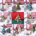 Alloy Rhinestone Christmas Tree Brooch For Holiday Apparel Decoration – As Shown view 2
