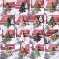 Alloy Rhinestone Christmas Tree Brooch For Holiday Apparel Decoration – As Shown view 1
