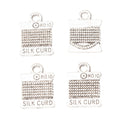 Zinc Alloy Yarn Ball Charm Pendant for DIY Necklace Bracelet Jewelry Making view 3