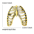 Alloy Vintage Skeleton Brooch Pin For Shirts Coats And Apparel view 6