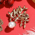 Alloy Crystal Money Tree Brooch Pin For Coats And Cardigans view 3