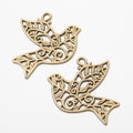 Zinc Alloy Dove Charm Pendant for DIY Necklace Bracelet Jewelry Making view 2