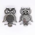 Zinc Alloy Owl Charm Pendant No.093703 for DIY Necklace Bracelet Jewelry Making view 2